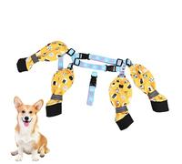 Chaussures pour chien - Bottes de protection des pattes, leggings de bottes de pattes de chien | Protections de pattes avec sangles auxiliaires pour un ajustement parfait, avec sangle réglable et