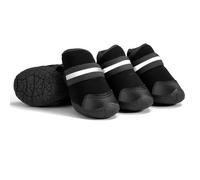 Chaussures pour chien - Bottines élastiques respirantes antidérapantes - Chaussures pour petit chien - Pour la promenade en plein air, le camping, la randonnée à l'extérieur du sol la nuit