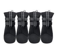 Chaussures pour Chien pour Trottoir Chaud - 4 Pièces Semelles Anti-Dérapantes | Chaussure Anti-Léchage Anti-Dérapante,Races Moyennes et Grandes Randonnée Plein Air Marche Été Journée Pluvieuse Hiver