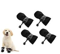 Chaussures pour Chiens, Bottes de Pluie pour Chien Imperméable avec Cordon de Serrage réglable, Protecteur de Patte d Chien, Chiensde Grande, Moyenne et Petite Taille Chaussures d'hiver (A, XXL)