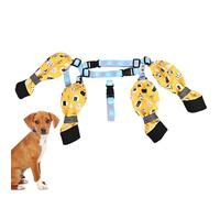 Chaussures Pour Chiens - Protecteur De Pattes De Chien | Leggings De Bottes Pour Chien Avec Ceinture Auxiliaire, Chaussons De Protection Réglables Pour Pattes, Chaussettes De Protection Pour Chaussure