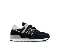 Chaussures pour enfant NEW BALANCE 574 Noir - Dessus synthétique - Lacets 31