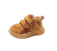 Chaussures pour enfants et filles, baskets idéales pour l'école et les loisirs, chaussures pour filles, chaussures de sport à paillettes, chaussures de course, chaussures de salle, jaune, 26 EU