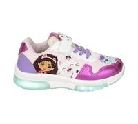 Chaussures pour enfants Gabby's Dollhouse - Taille 29 - Fermeture Velcro - Baskets avec semelle PVC et lumière LED - Pointe et talon renforcés - Produit Original Fabriqué en Espagne