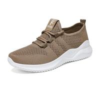 Chaussures pour événements spéciaux pour petites filles pour la marche, la course, les sports de plein air, légères, talon bas, confortables, chaussures d'été de course pour femme, café, 37.5 EU