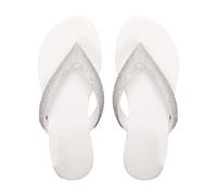 Chaussures pour femme 42 1/9 Pantoufles creuses décontractées à bout à clip Chaussures plates Sandales Chaussures Bottines pour femme Rouge, Blanc., 37 EU