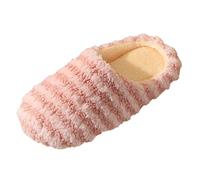 Chaussures pour femme à plateau noir printemps japonais -- Paire d'hiver muet doux au sol Chaussons d'intérieur Hommes Femmes Plancher en bois Antidérapant Silent Coton Chaussures doublées