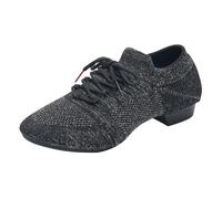 Chaussures pour femme - Chaussures de danse - Bottes de jazz à lacets - Bout fermé - Latine - Salsa - Moderne - Confortable - Antidérapantes - Résistantes - Chaussures de sport - Chaussures de danse