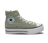 Chaussures pour Femme - CONVERSE - Chuck Taylor All Star Platform - Vert - Textile - Lacets - Plat 36,5