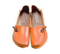 Chaussures pour femme en cuir de vachette véritable, chaussures de maternité, chaussures pour femmes, chaussures élastiques pour filles, chaussures basses décontractées pour femmes, chaussures à