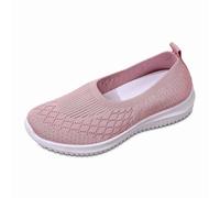Chaussures pour femme largeur H 42 pour un usage quotidien. Tissu respirant. Bout fermé. Talon fermé. Chaussures polyvalentes pour le printemps et l'été. Idéales à assortir avec des chaussures à
