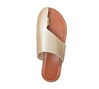 Chaussures pour femme - Noir - Sandales plates pour correction des orteils pour femme - Attelle légère pour hallux valgus - Marche sur la plage - Tendance - Confortables - Respirantes - Rouge