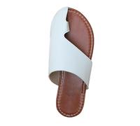 Chaussures pour femme - Noir - Sandales plates pour correction des orteils pour femme - Attelle légère pour hallux valgus - Marche sur la plage - Tendance - Confortables - Respirantes - Rouge