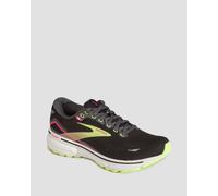 Brooks Femme Ghost 15 Sneaker, Black/Ebony/Sharp Green, 40 EU