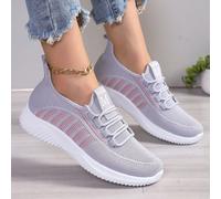 Chaussures pour femmes, chaussures de sport, nouvelles chaussures de course légères en maille, chaussures de course respirantes, chaussures à semelle souple à coupe peu profonde Europe et Amérique, la