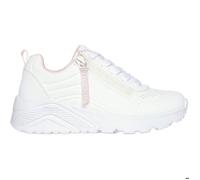 Chaussures pour Fille - SKECHERS Uno Lite - Fermeture Zip - Blanc 35