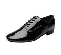Chaussures pour hommes d'affaires Chaussures de danse latine fixes pour hommes Chaussures pour hommes bon marché, Noir , 43 EU