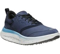 KEEN Men's WK400 Performance Breathable Walking Shoes, Naval Academy/Blue Heaven, 9
