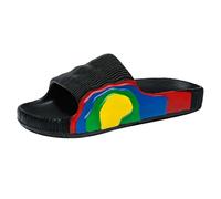Chaussures pour hommes sportives hiver été nouvelle semelle épaisse slip EVA style tendance mode décontracté maison/extérieur chaussures cool hommes pantoufles 44 drôle, Noir , 35 EU