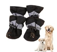 Chaussures pour petits chiens, bottes de pluie pour chiens et protections de pattes pour chaussée chaude - Protection douce pour pattes de chien, bottes respirantes avec cordon réglable