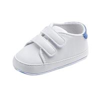 Chaussures Premiers Pas BéBé Fille Antiderapant Semelle Souple Mignon Cartoon Baskets Mode Basses Enfants Pas Cher Respirant pour 3-12 Mois (9-12 Mois, Bleu)