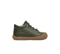 Chaussures premiers pas en cuir cocoon vert foncé- 21