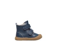 Chaussures premiers pas en cuir doublé bubble wide vl marine- 22