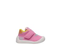 Chaussures Premiers Pas En Similicuir Et Tissu Free Vl. Blanc-rose 24