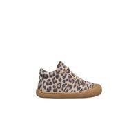 Chaussures Premiers Pas En Suède Imprimé Léopard Cocoon Beige- 23