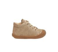Chaussures Premiers Pas En Suède Pailleté Cocoon Platine- 19