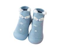 Chaussures Premiers Pas pour Tout-Petits Antidérapantes Souple Semelle Caoutchouc Chaussettes Bottines Premières pour Apprendre à Marcher Bottines Bébé Fille Garçon Chaud