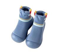 Chaussures Premiers Pas pour Tout-Petits Antidérapantes Souple Semelle Caoutchouc Chaussons de Maison Pantoufle d'intérieur Large Légères pour Marche Course Nouveau-nées Cadeau pour bébé