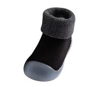 Chaussures Premiers Pas pour Tout-Petits Antidérapantes Souple Semelle Caoutchouc Pré-Marcheurs Chaussons Marche Intérieur pour Apprendre à Marcher Nouveau-nées Cadeau pour bébé