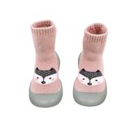 Chaussures Premiers Pas pour Tout-Petits Résistance au Glissement, Caricature Nouveau-nés Chaussettes Mocassin Bottes en Polaire - Douces et Confortables Chaussure Four Saisons Disponibles