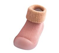 Chaussures Premiers Pas pour Tout-Petits Respirants antidérapants Semelle Souple Chaussures D'intérieur Jeunes Enfants Automne Et Hiver Chaud Et Confortable Bottines Bébé Fille Garçon Chaud