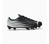CHAUSSURES PUMA ATTACANTO II FG/AG BLANC NOIR PUMA NOIR JUNIOR 108496 01