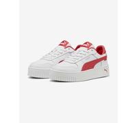 Chaussures Puma Carina Street blanc rouge junior - 38.5