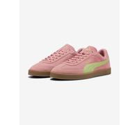 Chaussures Puma Club II Era Suede rose vert citron - 36