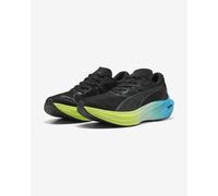 Puma Deviate Nitro 3 Chaussure De Running Sans Stabilisateurs Hommes-Noir,Bleu, Taille 42