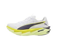Chaussures Puma Deviate NITRO Elite 4 Blanc Jaune SS26 Femme, Taille 41 - EUR