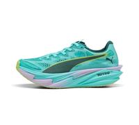 Chaussures Puma Deviate NITRO Elite 4 HYROX Bleu Jaune AW26 Femme, Taille 42,5 - EUR