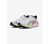 PUMA Homme Electrify Nitro 4 Chaussure de Course sur Route, White-Pure Magenta-Yellow Alert, 40 EU