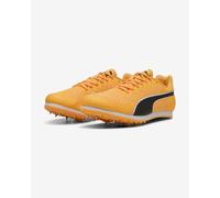 Chaussures Puma evoSPEED Star 9 Spikes orange noir blanc junior - 37.5