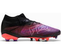 PUMA Mixte Future 8 Pro FG/AG Chaussure de Football, Black White-Glowing Red, 45 EU