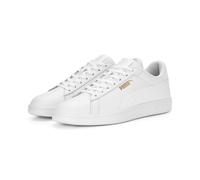 Chaussures PUMA Homme Smash 390987 01 L Blanc Cuir Baskets v2 Formateurs Neuf