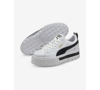 Chaussures Puma Mayze Lth blanc noir doré femme - 37