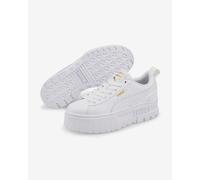 Chaussures Puma Mayze Lth blanc pur junior - 37.5