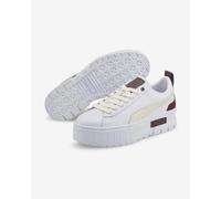 Chaussures Puma Mayze Luxe blanc grenat femme - 36