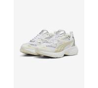 PUMA Baskets basses 'Morphic' crème / argent / blanc, Taille 36-36,5