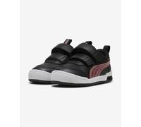 PUMA Bébé Fille MULTIFLEX 2 Glitz FS V INF Sneaker, Black-Rose Gold, 24 EU